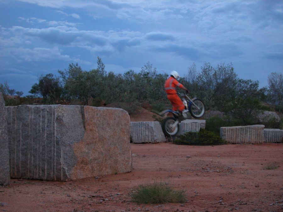 Murray Collins still races motorcross, even after his near-fatal accident in 2003