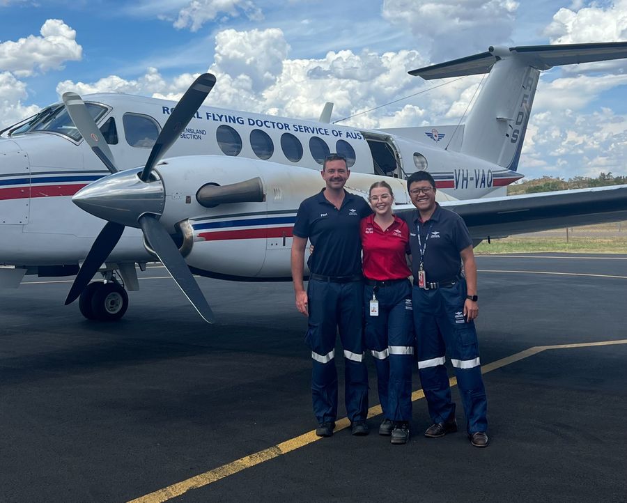 Team photo after retrieval 