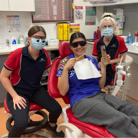 Crew member in Marble Bar