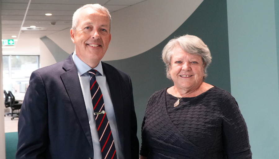 Rob Slocombe and Joanne Farrell