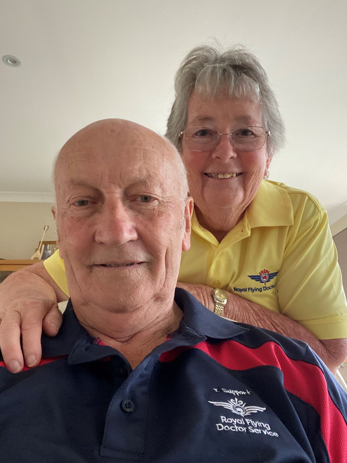 Judy and Glenn volunteers