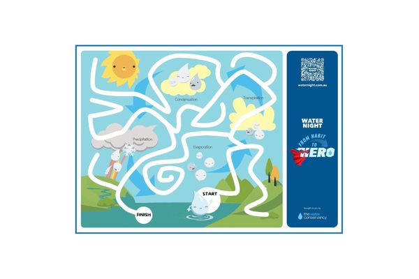 Thumbnail for the Water Night 2025 Resource -Kids Activities Maze
