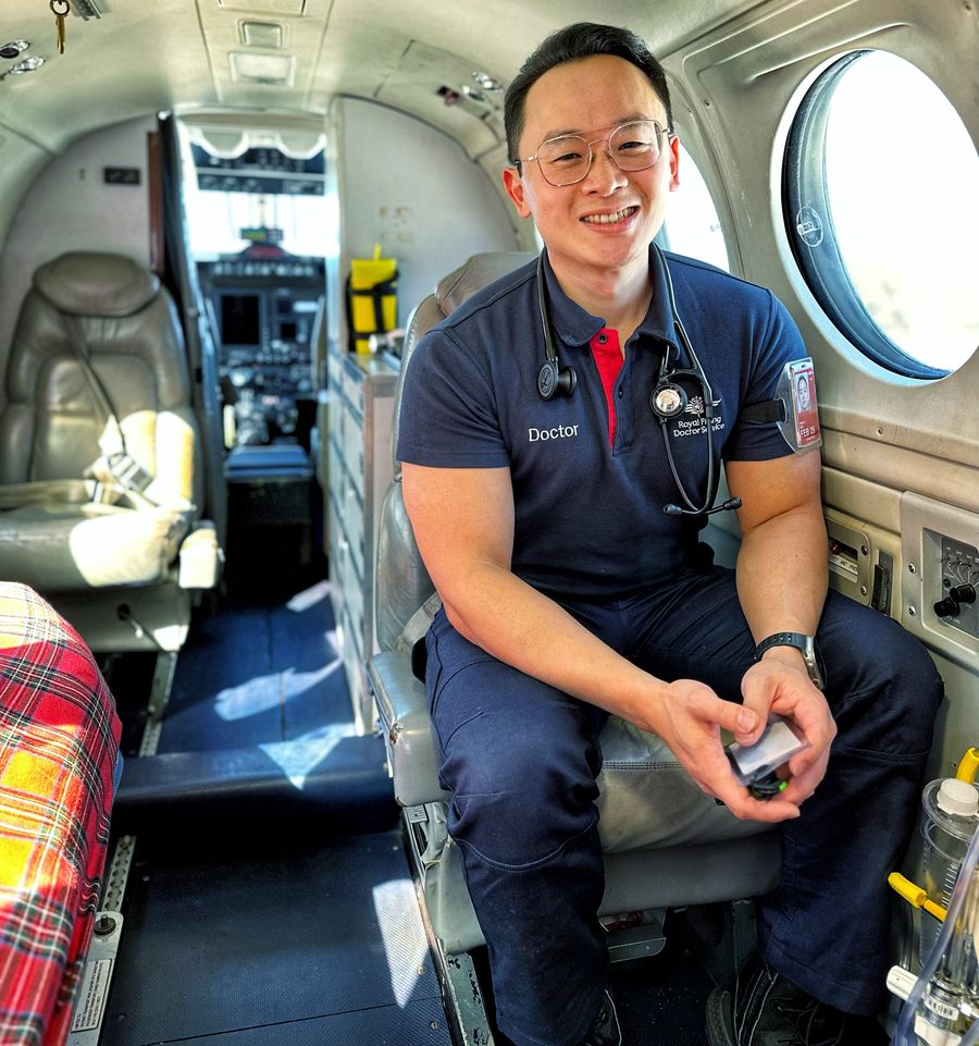 Will sitting in an aircraft 