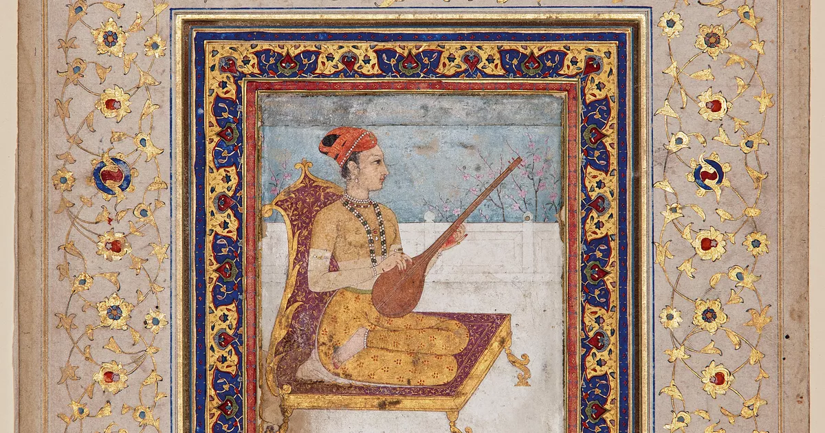Lady with musical instrument - AGSA Collection
