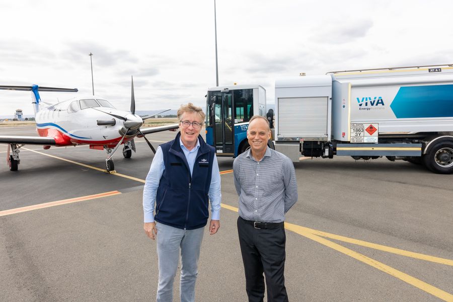 Frank Quinlan with Scott