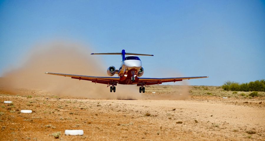 Dirt landing on North Well Station