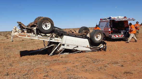 outback car crash RFDS Central Operations
