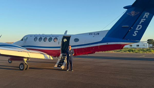 Todd in front of aircraft