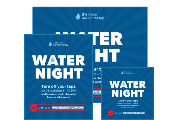 Thumbnail for the Water Night 2025 Resource - Social Media Square Generic