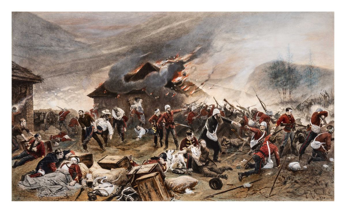 Image of The defence of Rorke's Drift 22-3 January 1879