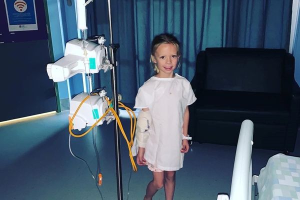 Augie in Hospital 