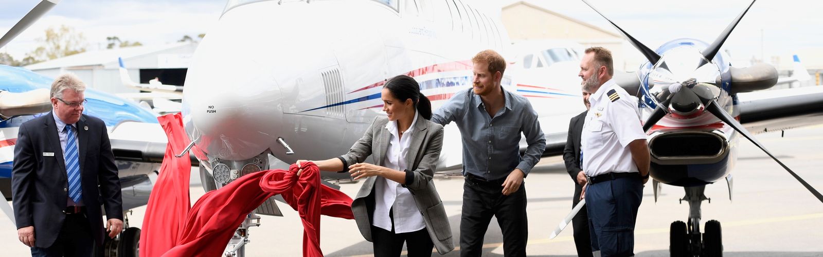 TRH Prince Harry and Meghan reveal name of new aircraft