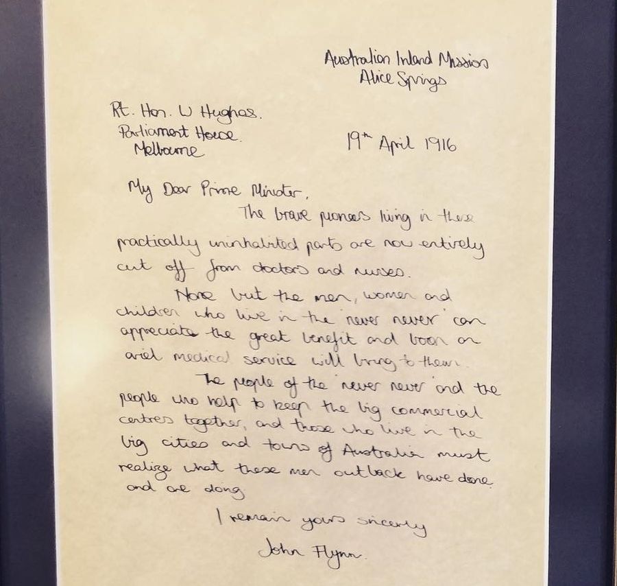 John Flynn letter 