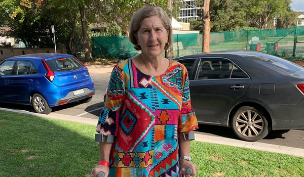 Thanks to you, Judy is back on her feet after her hip dislocated in Cobar