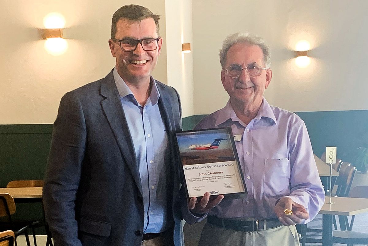 RFDS's Charlie Paterson and John Chalmers