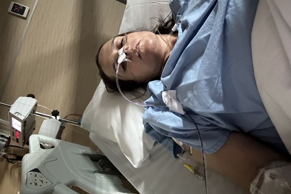 Veronica was transported by the RFDS after suffering an acute bowel obstruction