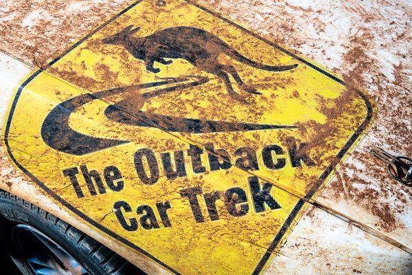 Outback Car Trek car sticker
