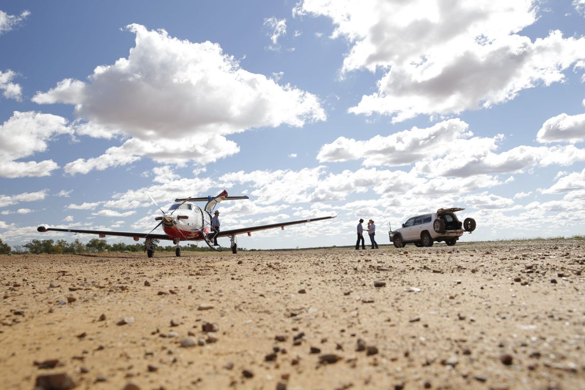 PLANE in remote Australia 
