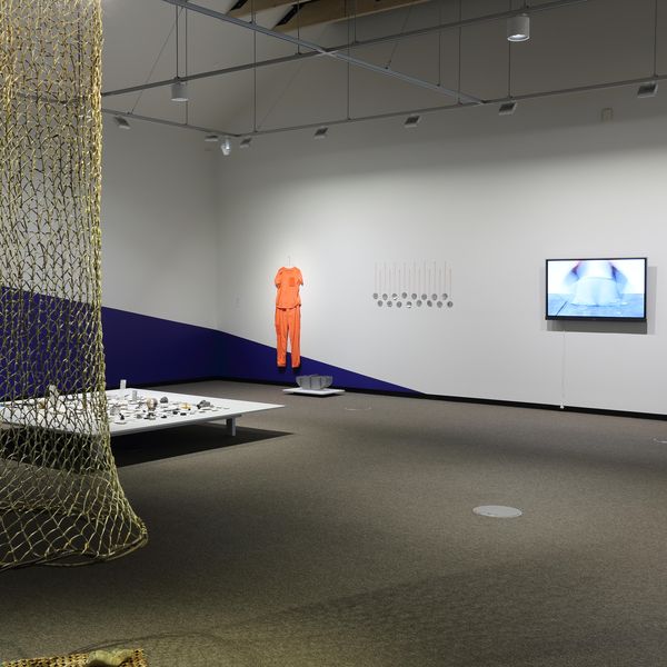 Installation photographs of Deep Material Energy at The Suter Art Gallery