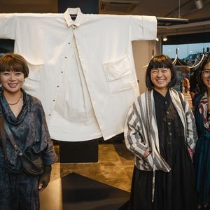 Rowena, Juliana and Angela Foong, High Tea with Mrs Woo, MAKE Award at Australian Design Centre 2023. Photo: Amy Piddington.
