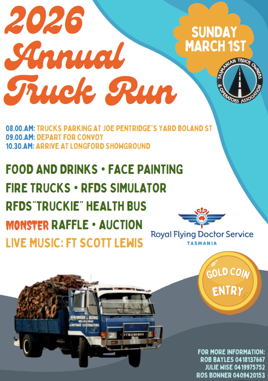 Truck Run advertising poster