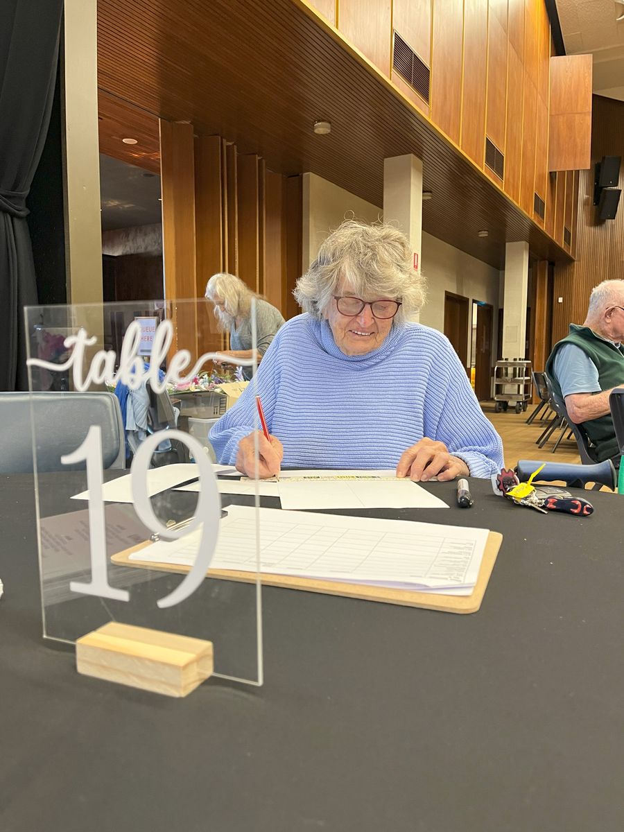 Broken Hill Women's Auxiliary volunteer Jennifer Treloar preparing for the annual Ball