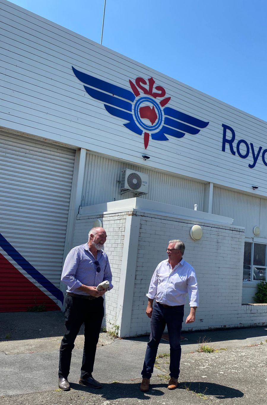 Andrew Adam and Simon Wood talk RFDS Tas's physical and mental health programs