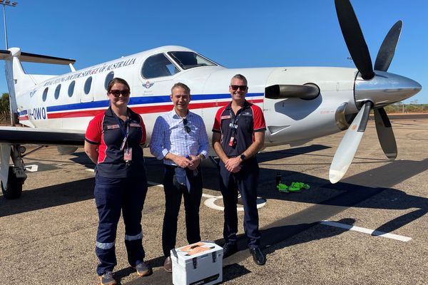 Minister visit RFDS 