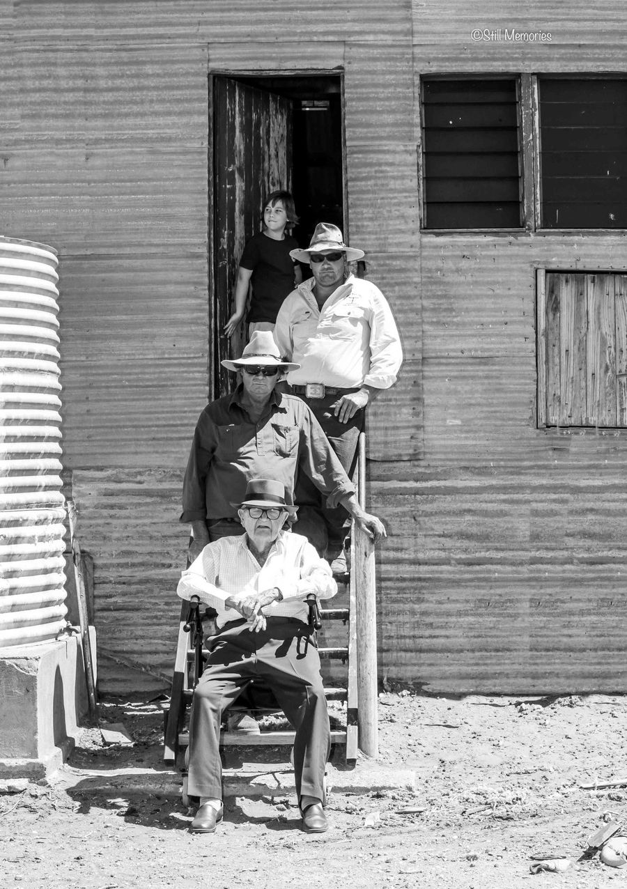 Four generations of Herring family members are featured in this photo