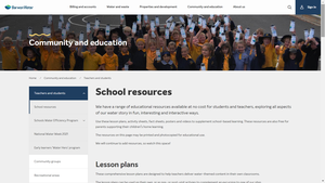 Barwon Water Educational Resources online