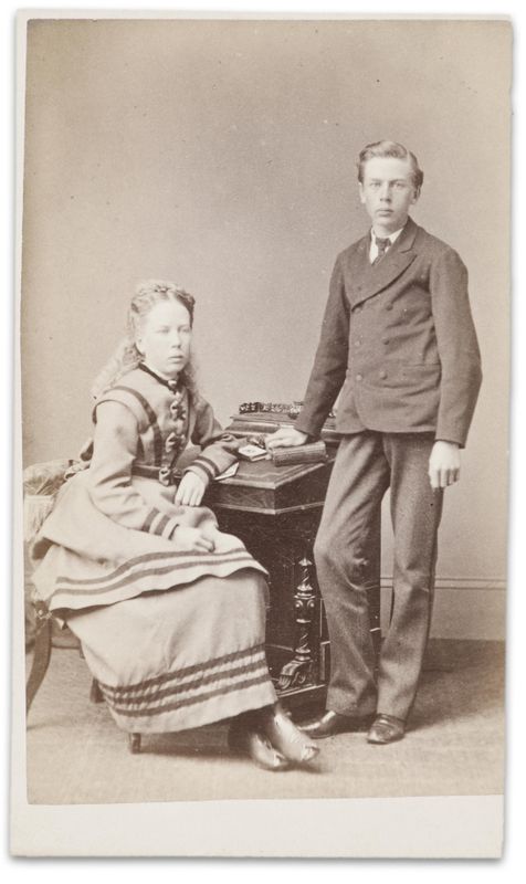 Portrait of young lady and young gentleman - AGSA Collection