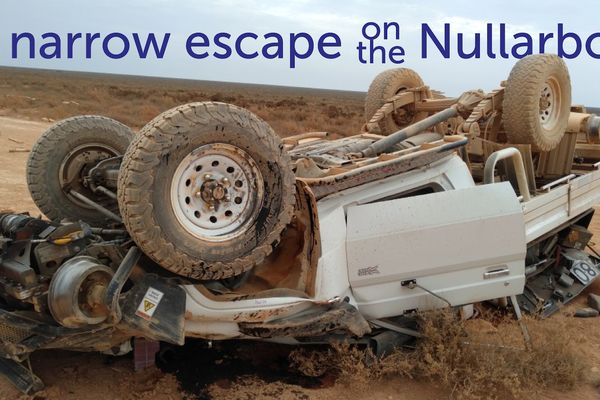 Nullarbor car crash