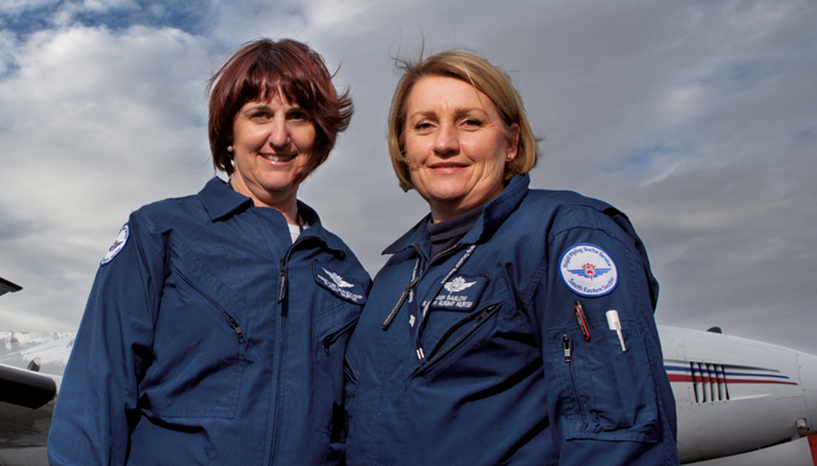 Karen Barlow and Kerry Lee Hassan