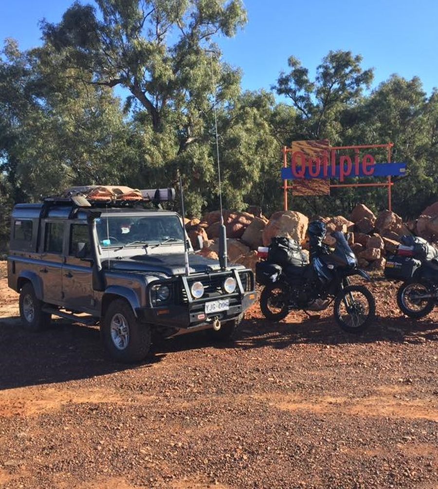 Doug pictured with a group of fellow rev-head enthusiasts