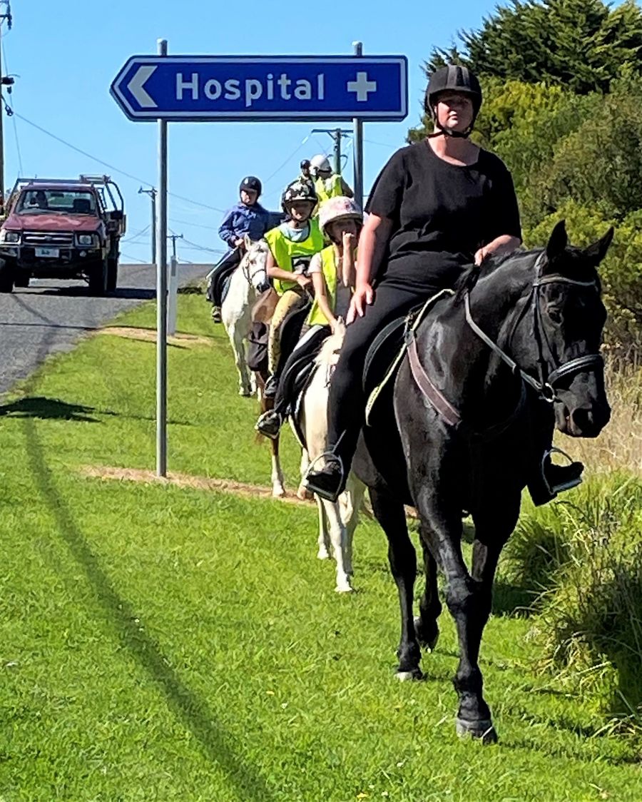 Riders on the road