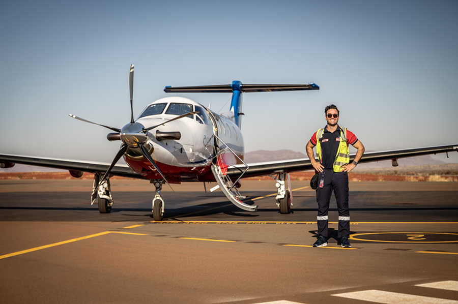 RFDS WA plane landing