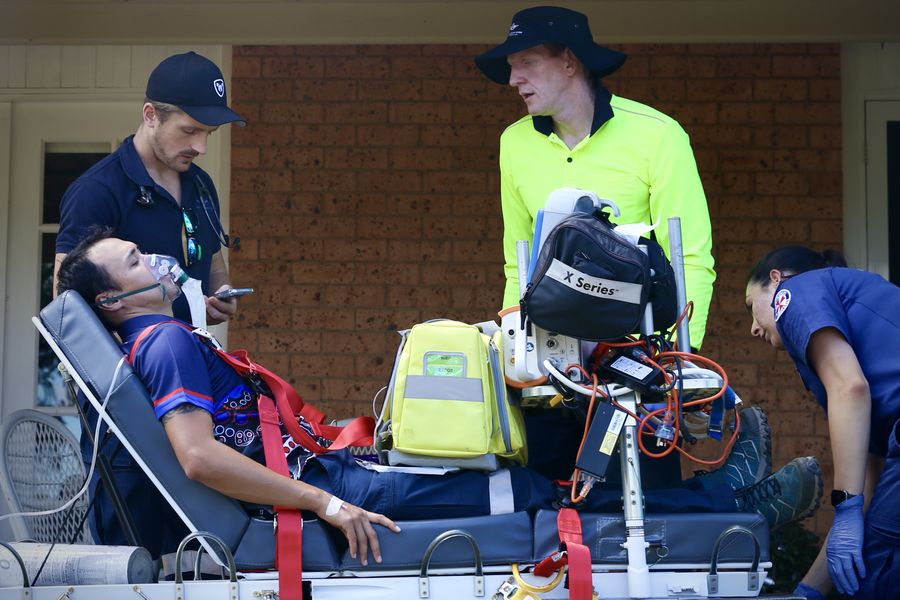 The training aimed to swiftly educate them on clinical information, terrains, conditions and patients they may be working with.
