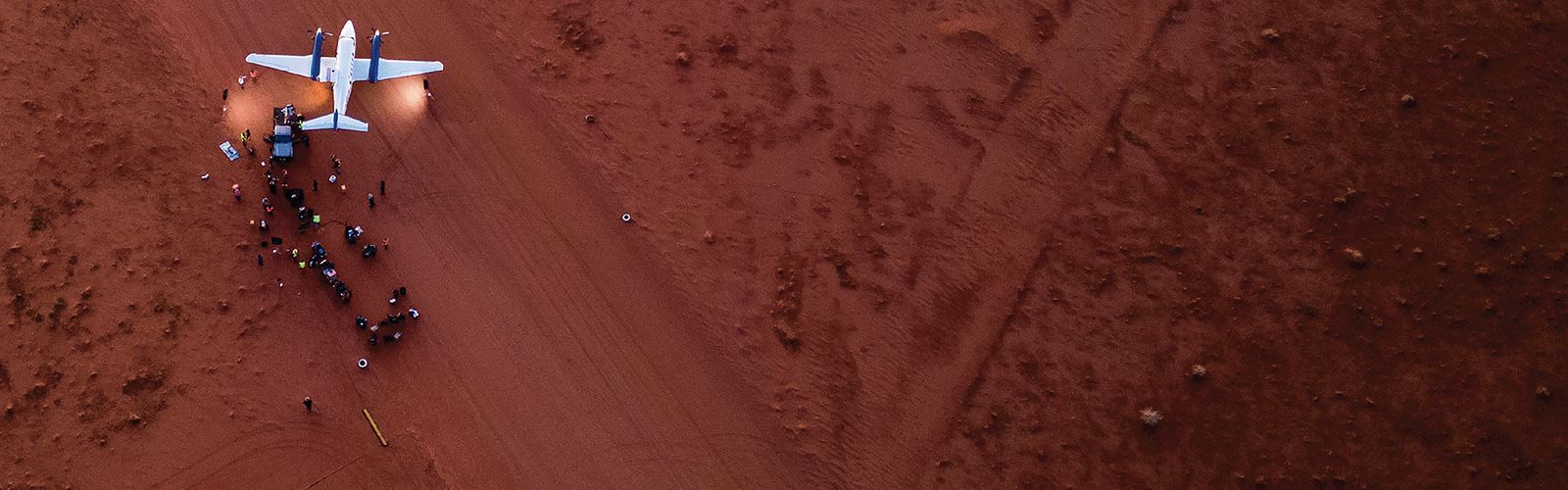 Filming the new RFDS TV drama