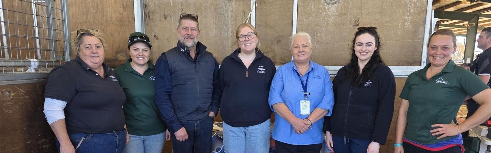 RFDS and sHedway staff at Dubbo Show