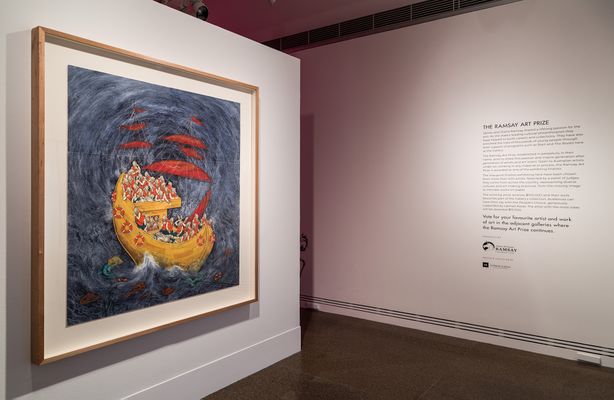 Installation view Ramsay Art Prize, Art Gallery of South Australia, 2017