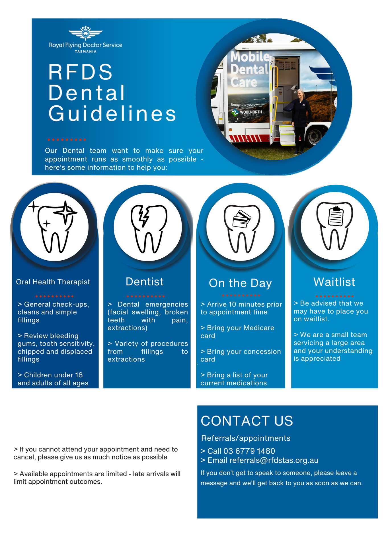 RFDS Dental Guidlines