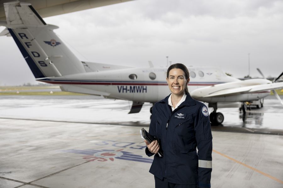 RFDS Line Pilot Tamlyn Gresser