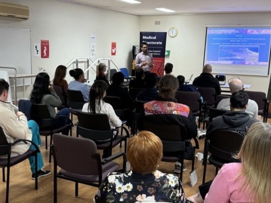 Attentive attendees at workshop