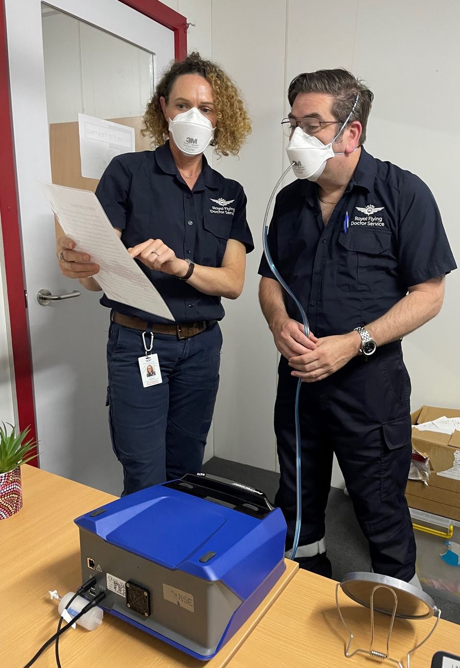 Mask fit testing