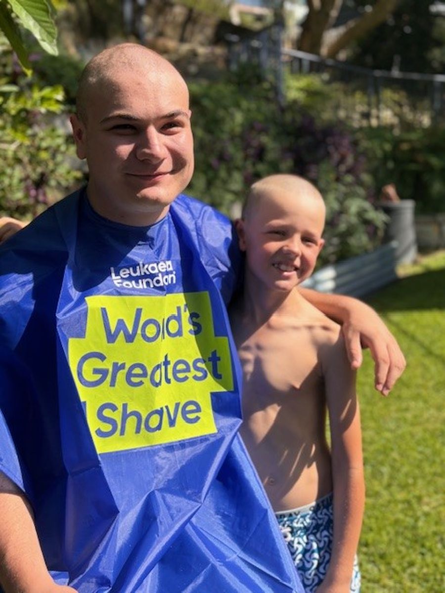 Fred Turner taking part in the World's Greatest Shave