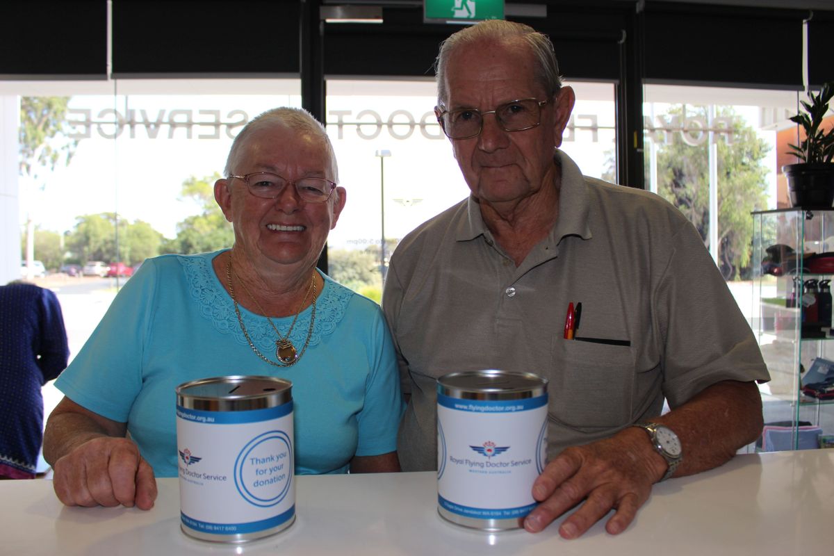 Narrogin residents Ann McLeish and Gary Griffiths