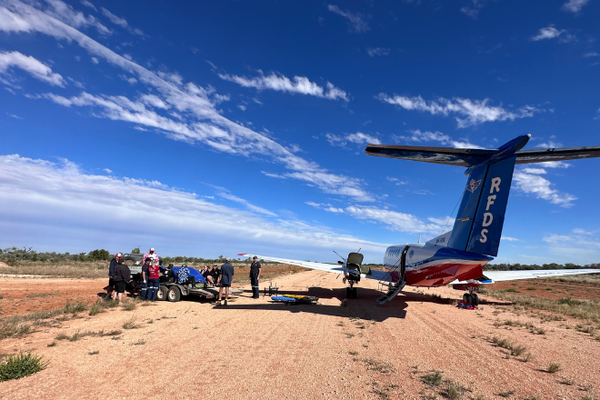 Aeromedical retrieval near Tobermorey Station