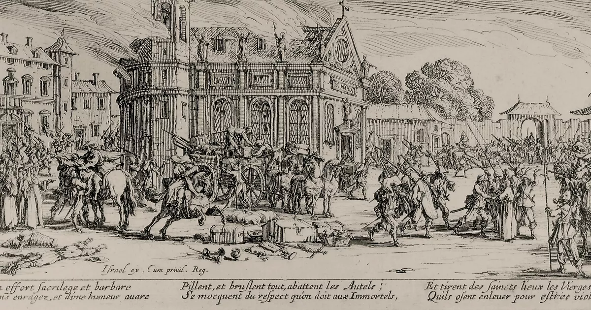 Destruction of a convent (Dévestation d'un monastére) - AGSA Collection