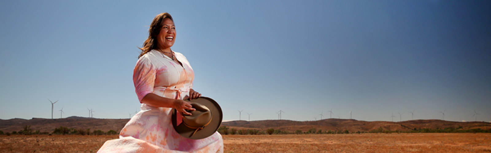 People dancing in the outback