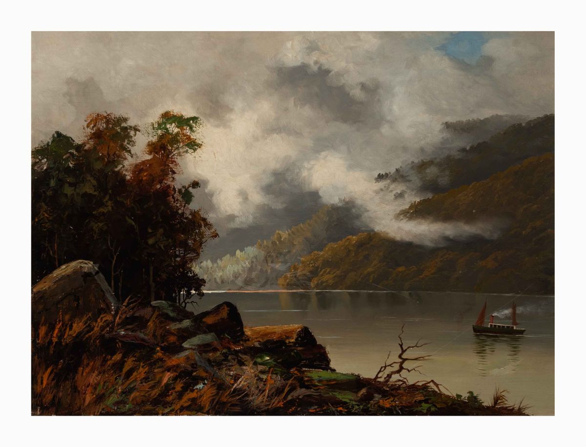 Image of Scene on the Huon River, Tasmania,